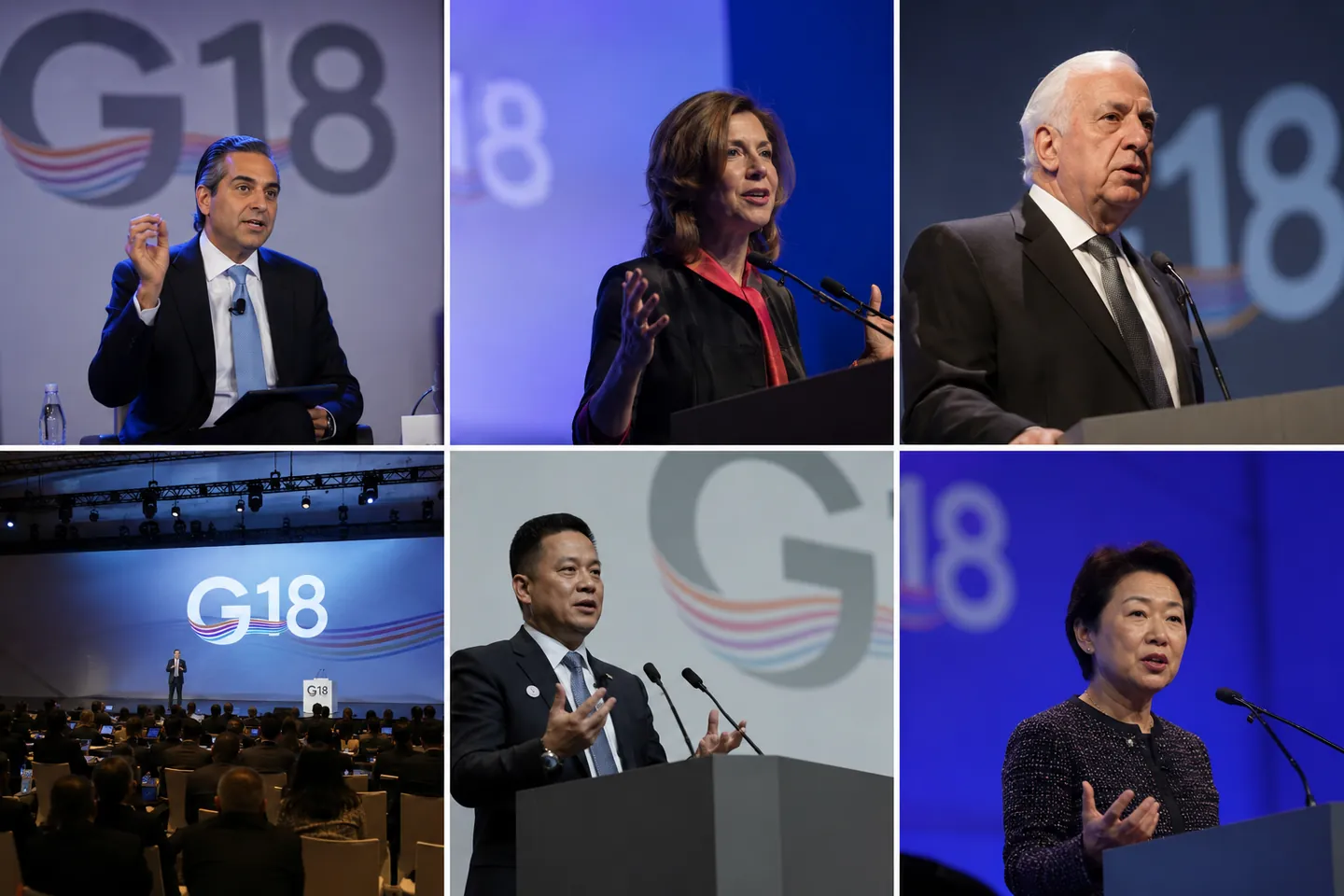 Enterprise leaders contributing to an international business forum